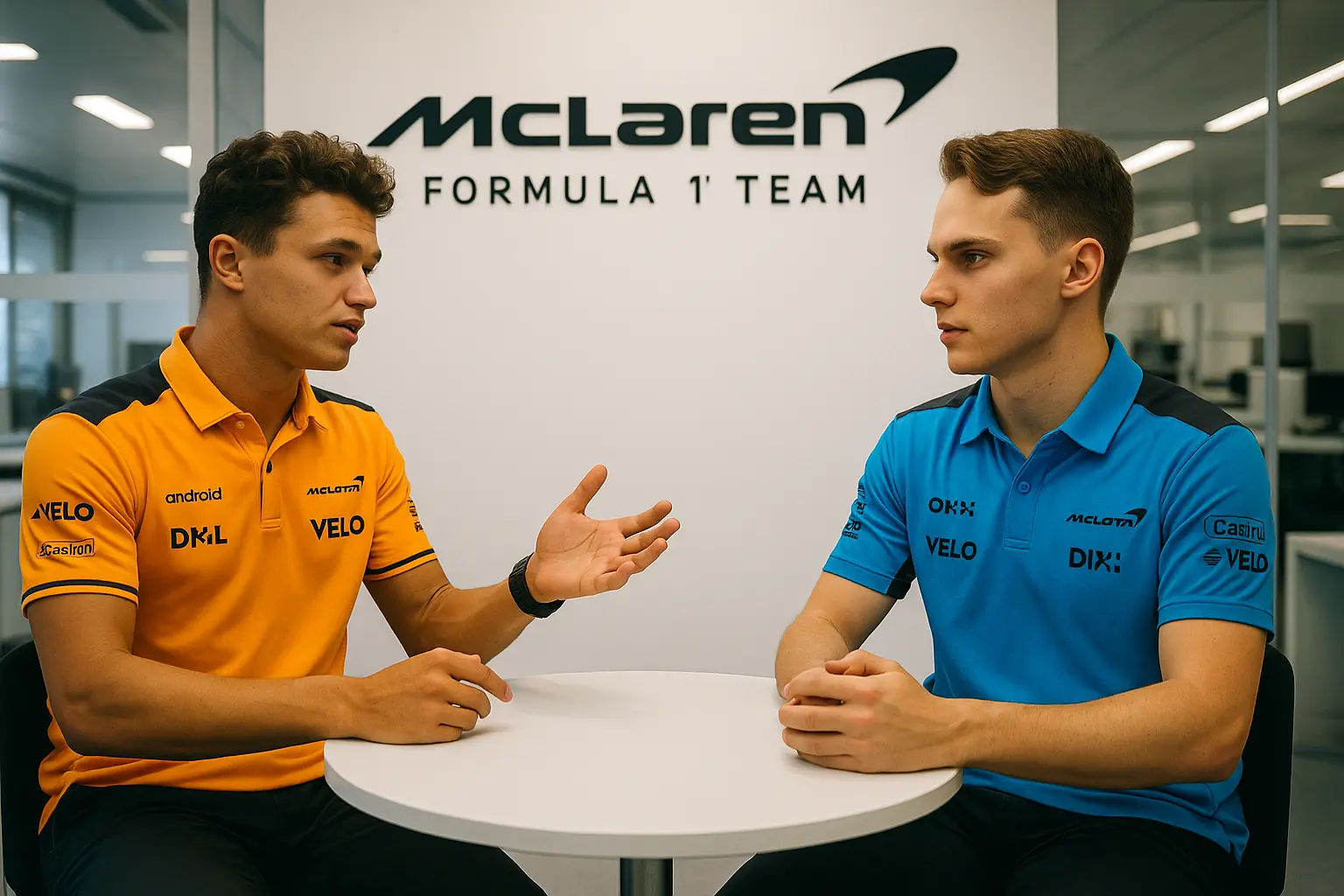 McLaren team strategy analysis showing pit wall communications